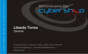 tarjeta de presentación